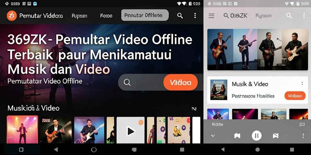 Tampilan antarmuka 369ZK yang intuitif dan menarik.