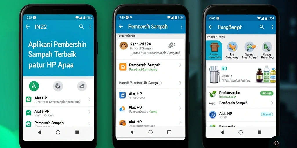Screenshot antarmuka Pembersih Sampah IN22 yang sederhana dan efektif.