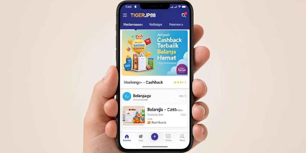 Tampilan antarmuka pengguna TIGERJP88 yang menarik untuk cashback.