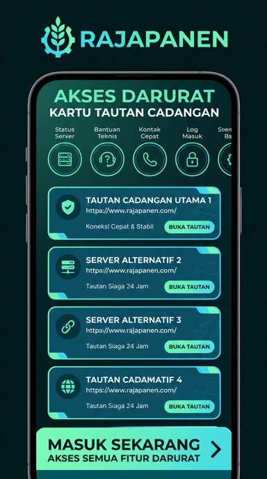 Tampilan link alternatif rajapanen